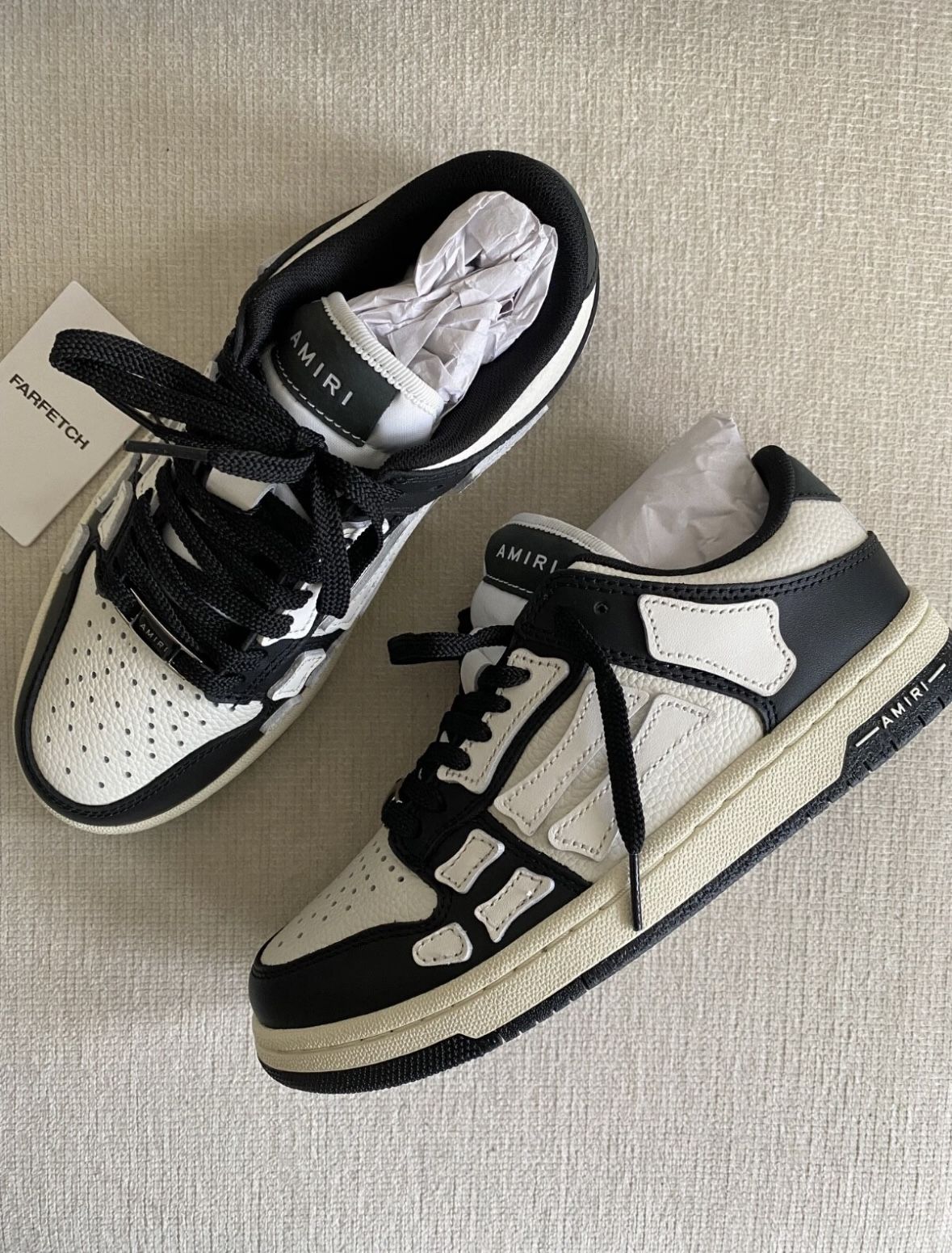 Amiri Skel Low Top ‘Black White’