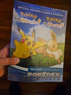 Pokemon Let's Go Pikachu and Eevee Pokedex Guide Book