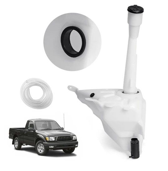 3401: New Windshield Washer Reservoir Tank with Bottom Sensor Hole for Toyota Tacoma 1 Washer Fluid Reservoir ABS Plastic Windshield Wiper Pum
