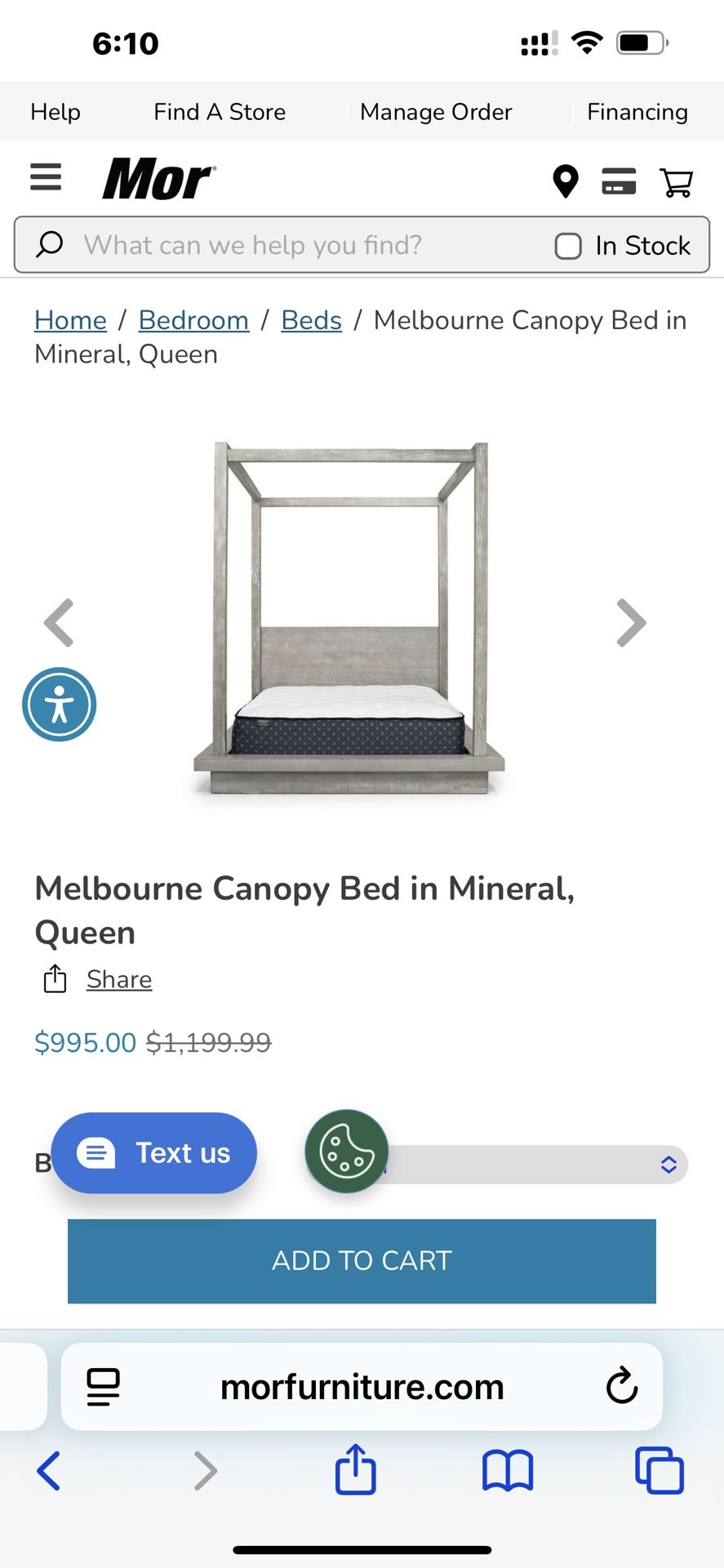 Disassembled Bed Frame