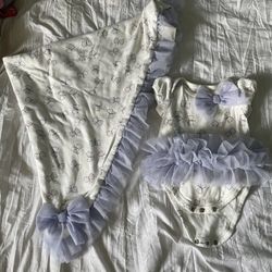 3M Girl Outfits With Blanket 