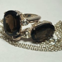 925 Silver Ring + Necklace