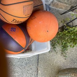 Lots Of Basketballs