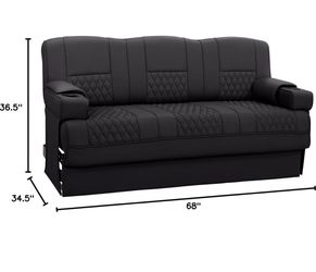 Black Sofa Bed for RVs / Vans