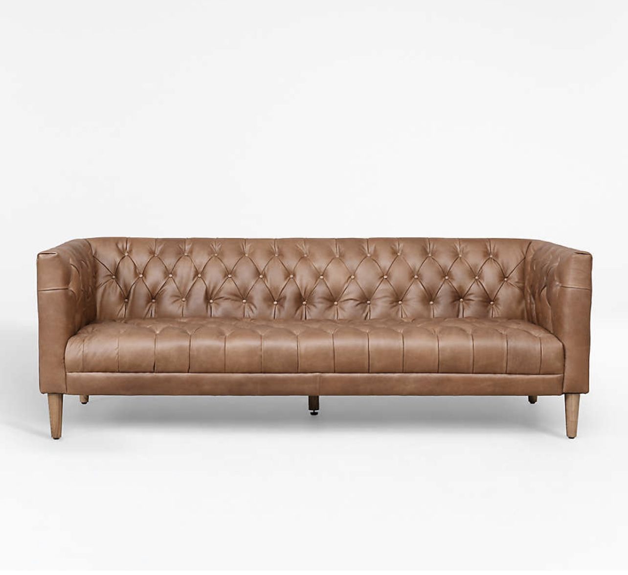 Crate And Barrel Sofa Real Leather