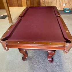 7’ Pool Table 