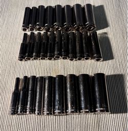 162 Pc Vintage CRAFTSMAN Sockets USA - Unused Mint G2 Deep & Shallow Lot