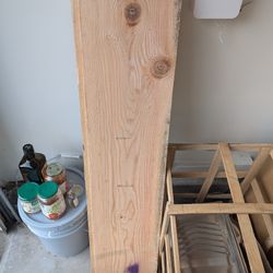 2 Pieces of ~6ft Wood