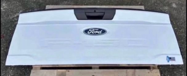 2023 Ford F-150 Lightning Rear Tailgate Assembly Oxford White OEM