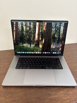 2021 MACBOOK PRO 16 INCH, 16GB M1  PRO 512GB SSD BATTERY COUNT ONLY 223 with 90% Maximum Capacity.                               FOR MUSIC AND VIDEO E