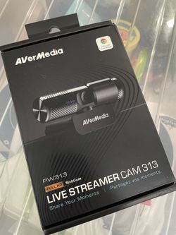 AVerMedia Live Streamer CAM 313 PW313 Full HD Webcam