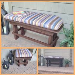 PORCH 2 PSC HANDMADE SET4 OUTSIDE..PALLOT WOOD