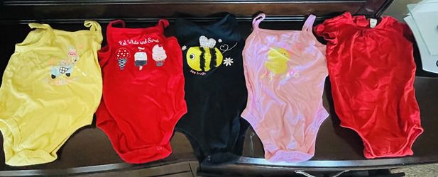 Baby Girl / Toddler onesies Lot 