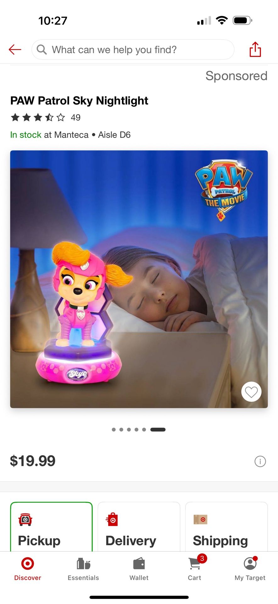 PAW PATROL Night Light