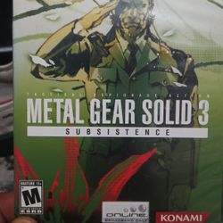 Metal Gear Solid 3 Substance (Ps3)