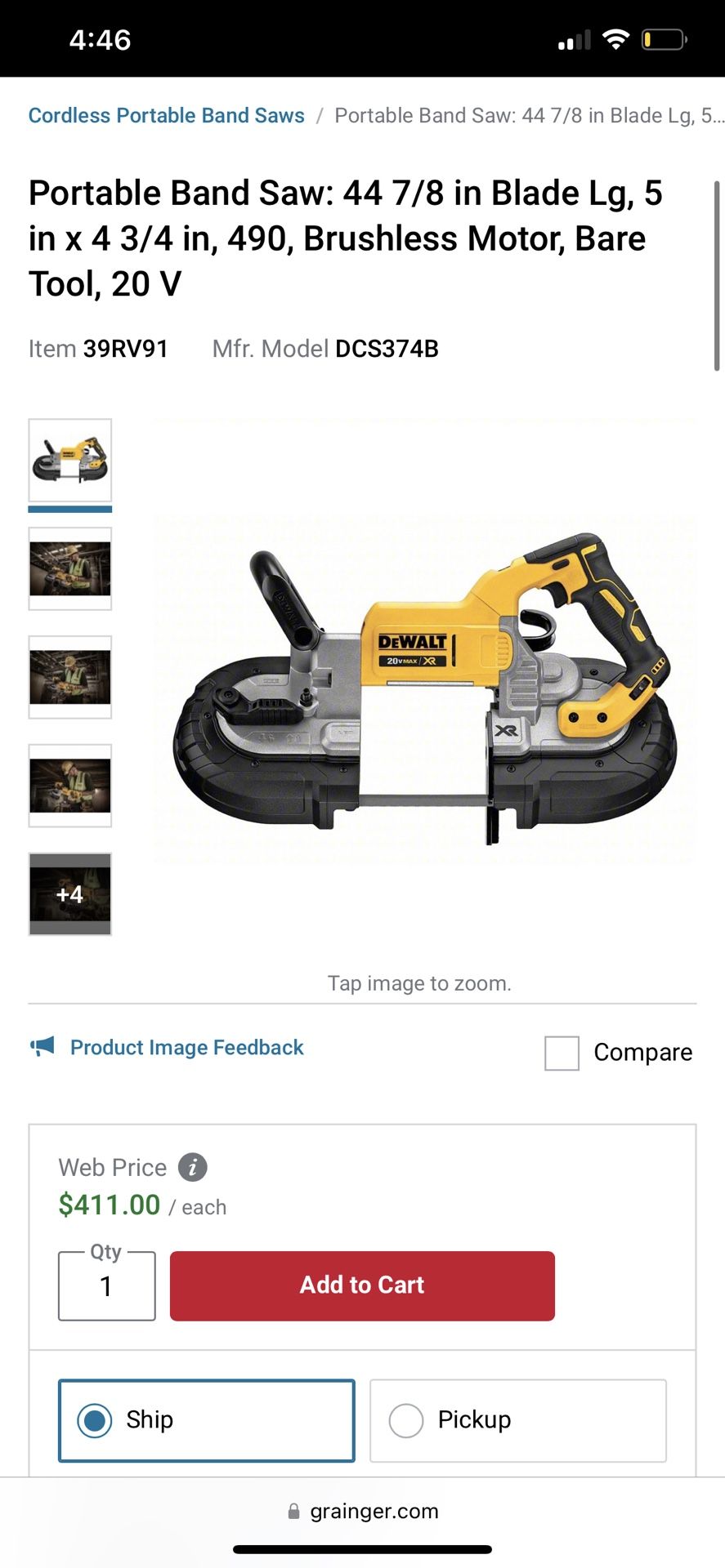 Portable Band Saw