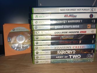 Xbox 360 Games Lot (💲10 Each Firm )