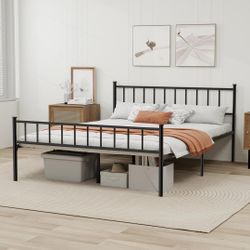 Queen bed with mattress