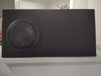 1 bajo 10 jl audio 2homs 500rms en cajón puertiado entrego calado $180