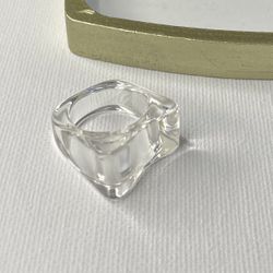 Clear, Transparent Acrylic Ring 
