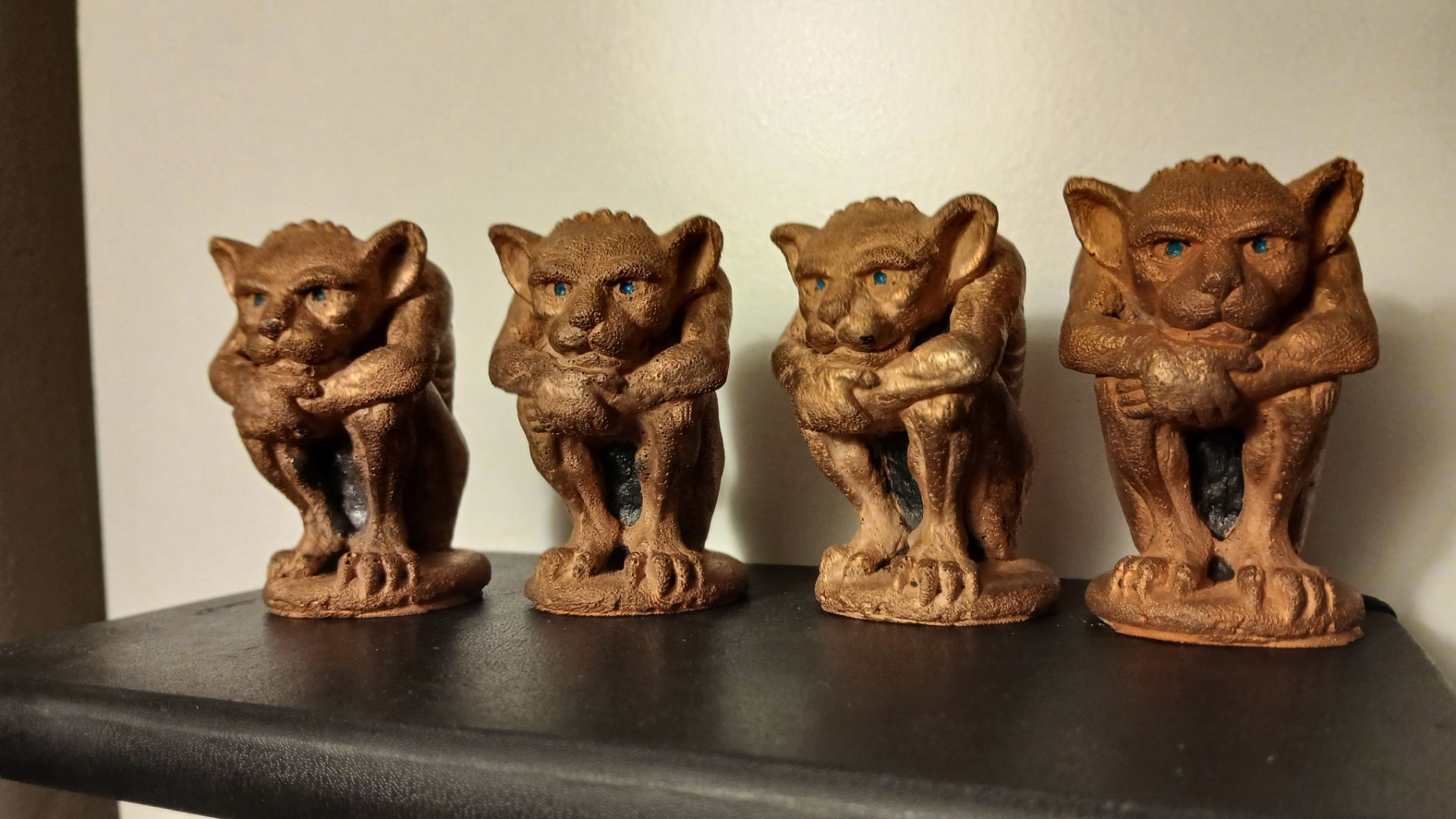 Copper plated Gargoyles