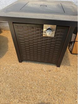 Propane table fire pit