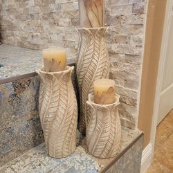 3 Piece Candle Holder