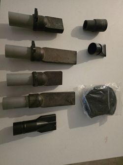 Professional Pet Grooming Dryer Nozzles & Vacuum Attachments – Lot of 8
