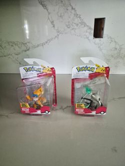 Pokemon battle figures for sale both for 10