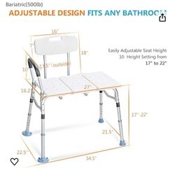 Brand New In Box- Tub Transfer Bench 