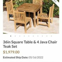 Teakwood Furniture,  See All Pictures And Read Dis