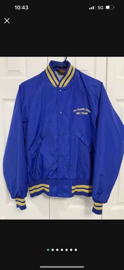 RARE Vintage Seattle Times No. 1 Team Small Bomber Jacket