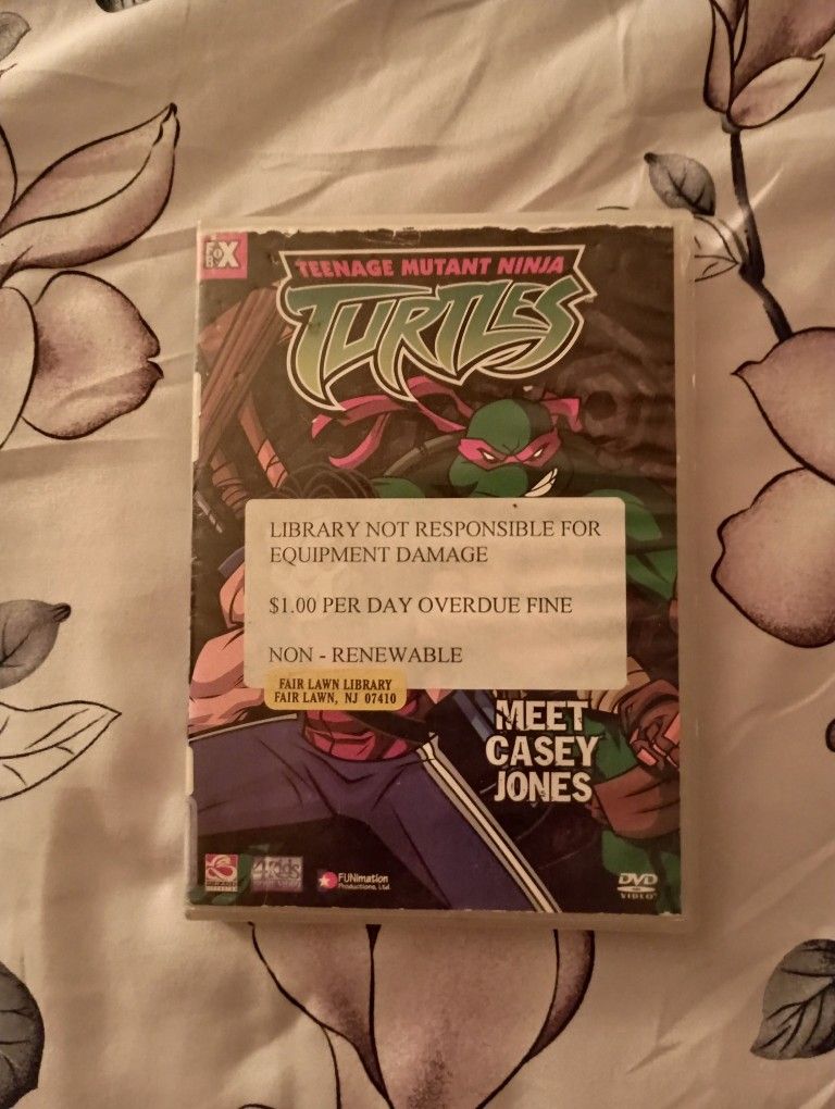 3/$10 🌟 Teenage Mutant Ninja Turtles: Meet Casey Jones DVD