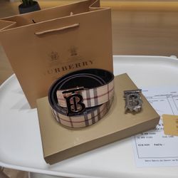 Burberry Men's Belt Set