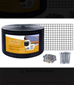 Solar panel Bird Guard Mesh 100ft X 8”