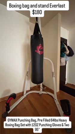 Boxing Bag and Stand Everlast