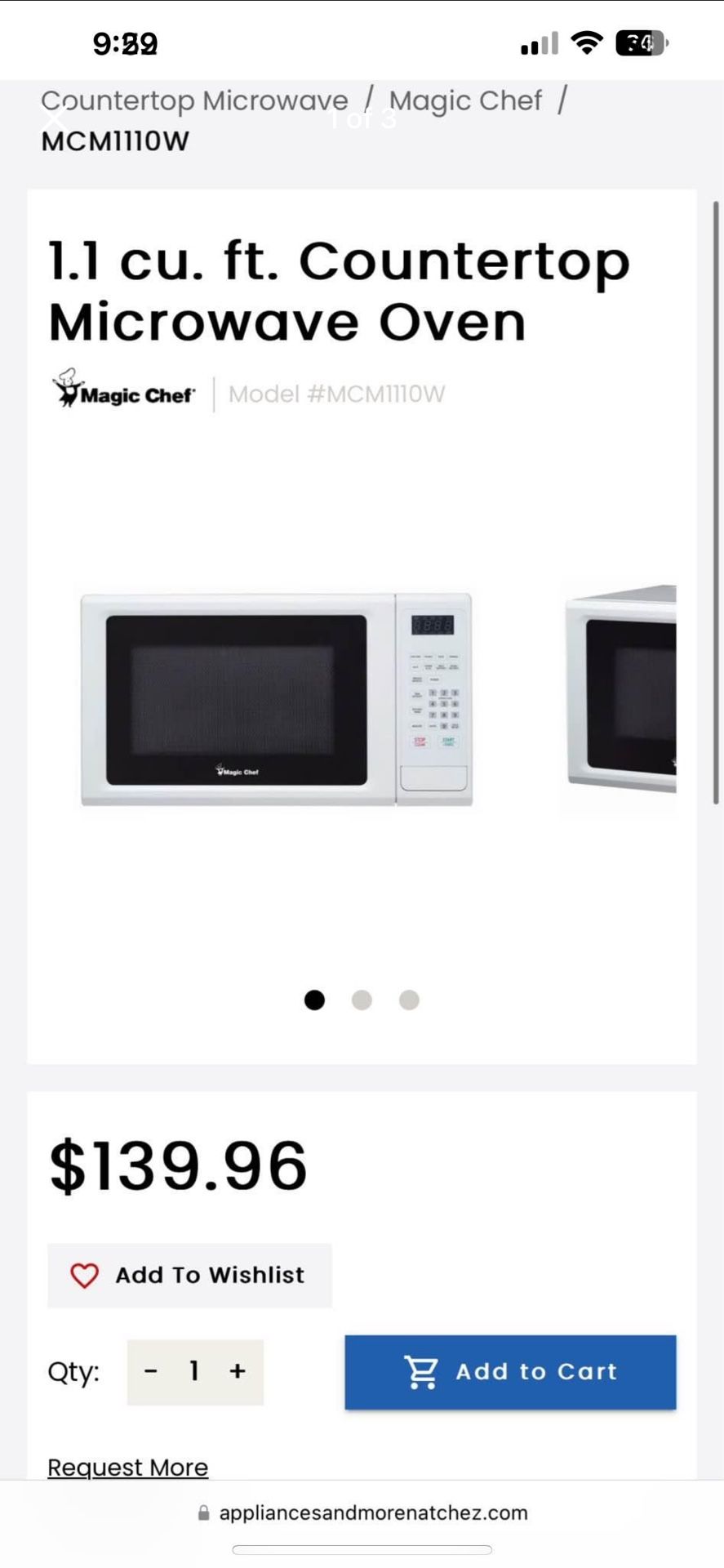 Magic Chef Microwave