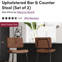 New Bar Stools 