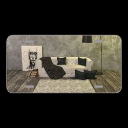 License Plate Novelty Car Front Carpet Couch Dirty Floor