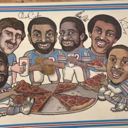 Vintage Houston Oilers Place Mats