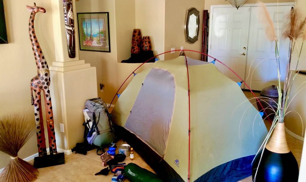 Backpacking Tent And Gear