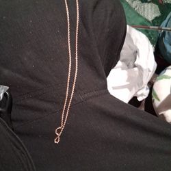 10kt Gold Womans Rope Chain 12" 