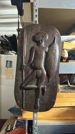 African wood carving