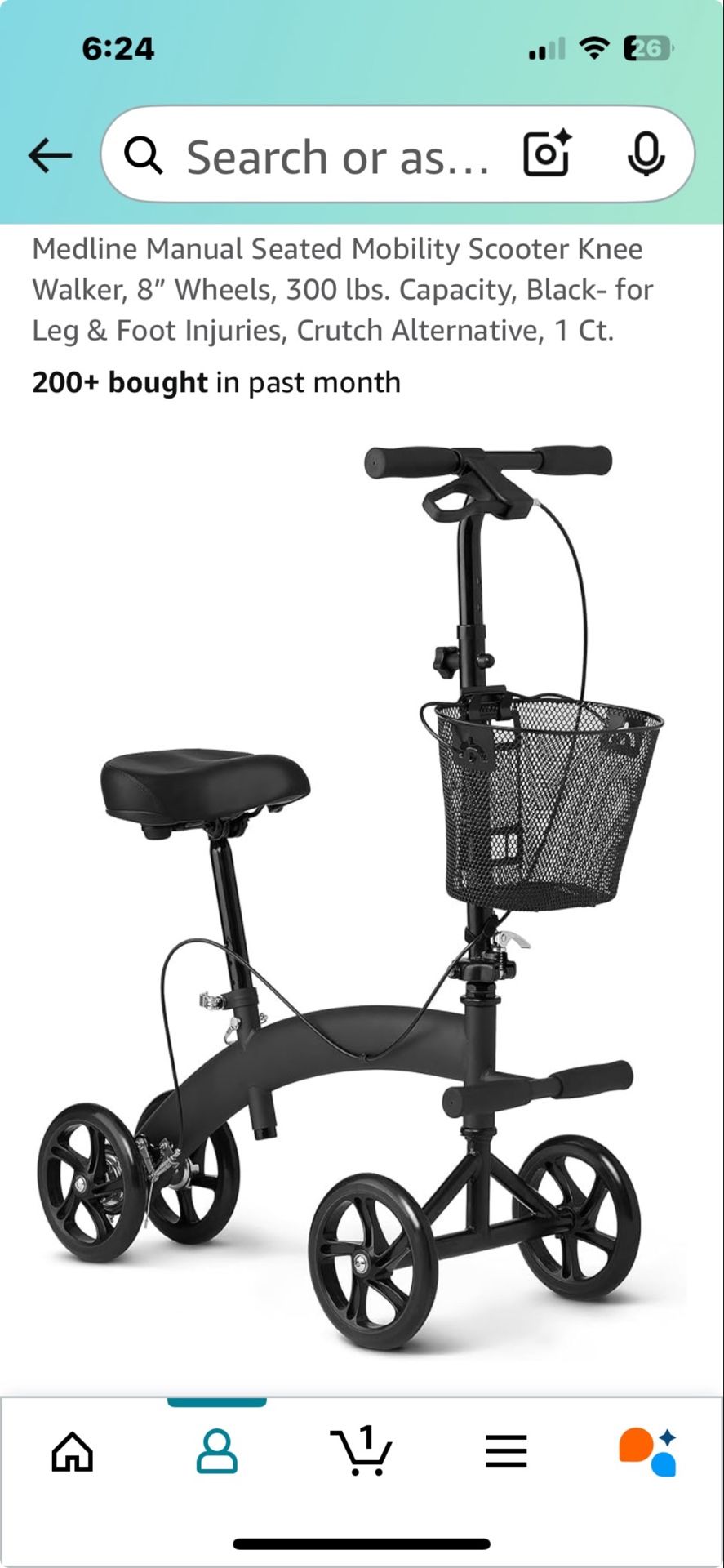 Knee scooter