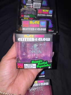 Needoh Nice Cube glitter & glow