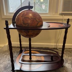 Italian Globe Bar Cabinet
