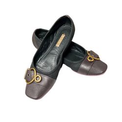 Louis Vuitton Signature Fabric Women’s Flats Sz 5.5