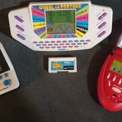 SALE (3) Wheel of Fortune 95 Tiger - Radica Lighted Poker 03 - Action mini game console TESTED&BONUS