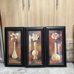 Three Picture Frames (12.25x24.5H”)