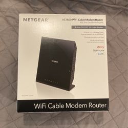 Netgear WiFi Cable Modem Router Model No C6250